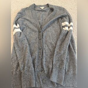 J.Crew grey knit cardigan size medium